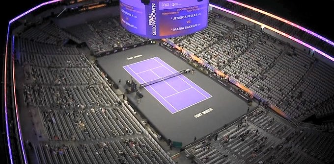 wta finals crowd