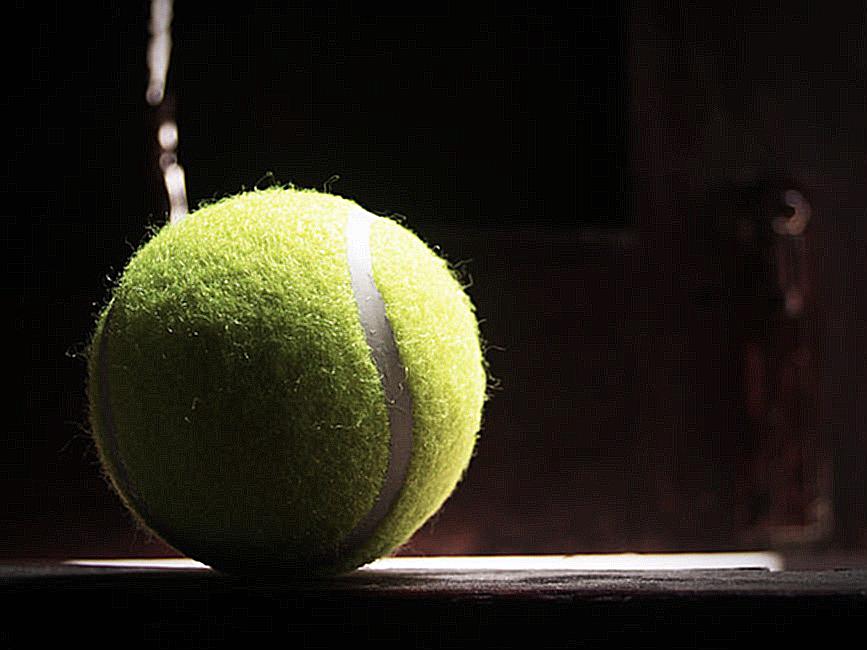 tennis ball bounce
