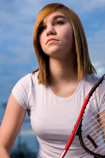 teen tennis player